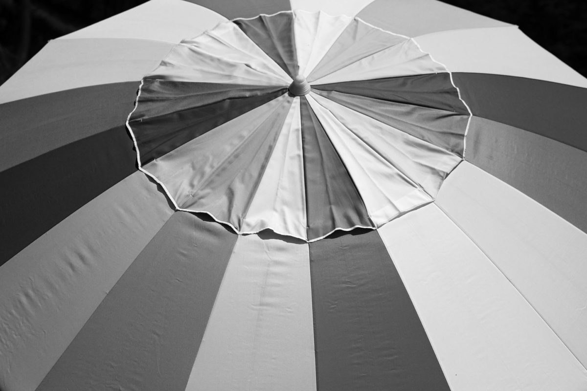 Maine Beach Umbrellabw