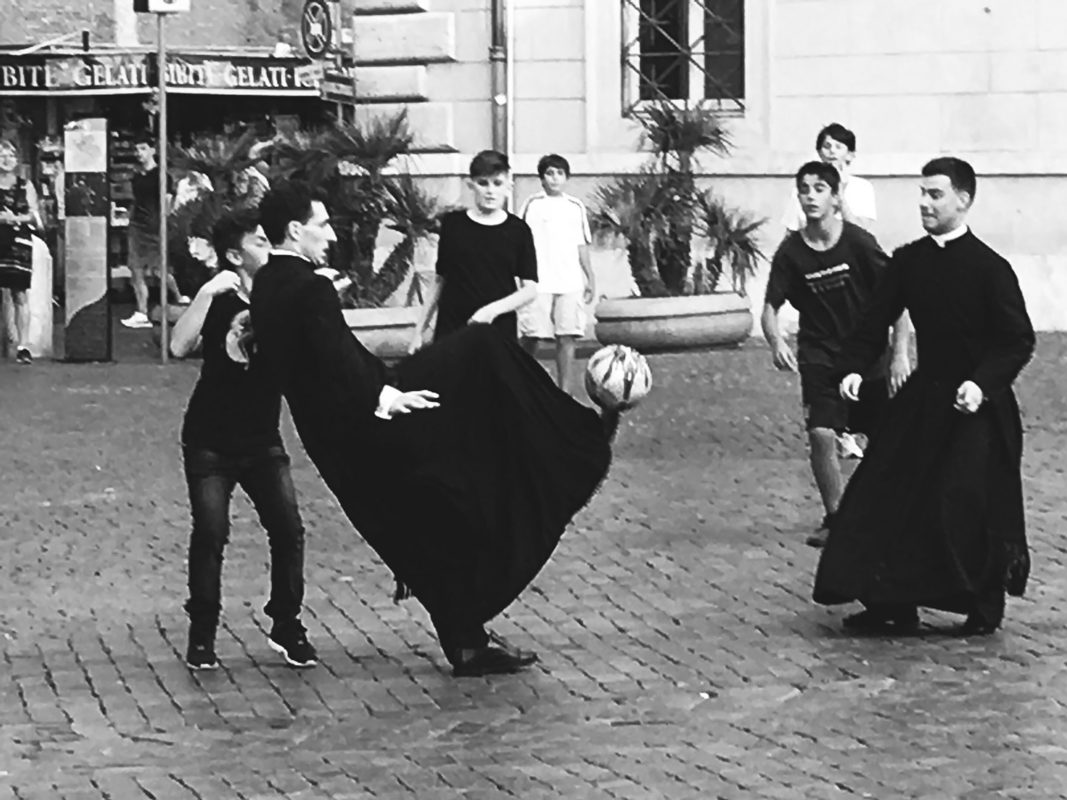 Street43 Rome Soccer Priests